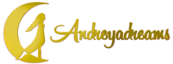 Logótipo Andreyadreams dourado
