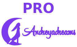 Logótipo Andreyadreams roxo
